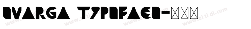 svarga typeface字体转换